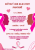 Pink And Red Simple World Cancer Day Poster